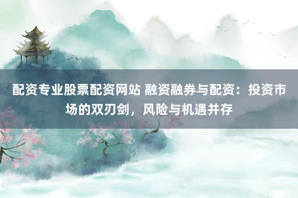 配资专业股票配资网站 融资融券与配资：投资市场的双刃剑，风险与机遇并存