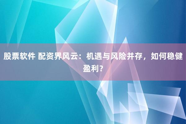 股票软件 配资界风云：机遇与风险并存，如何稳健盈利？