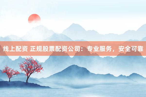 线上配资 正规股票配资公司：专业服务，安全可靠