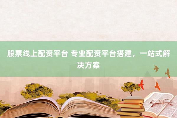 股票线上配资平台 专业配资平台搭建，一站式解决方案